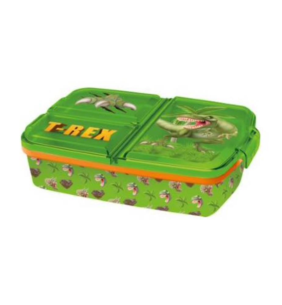 Sandwichbox mit mehreren Fächern Dinosaurier