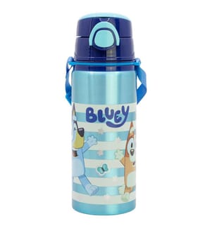 Aluminium-Pop-Up-Flasche mit Riemen 730 ml Bluey