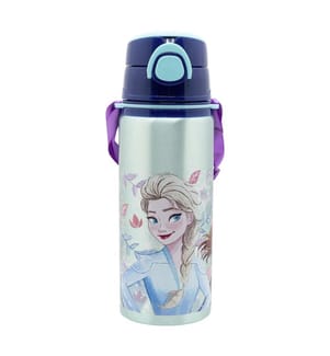 Aluminium Pop Up Flasche mit Riemen 730 ml Frozen Snowy Tale