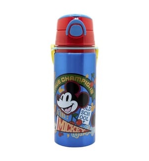 Aluminium Pop Up Flasche mit Riemen 730 ml Mickey True Champions