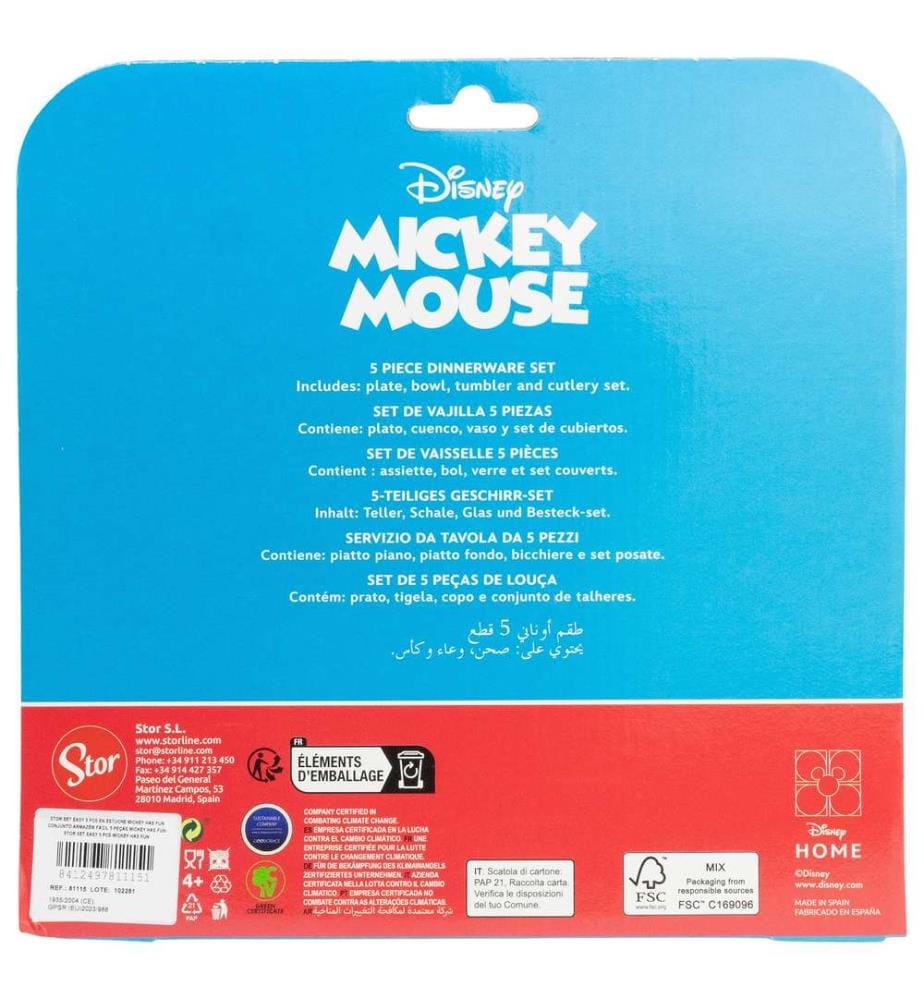 5 Stück Easy Set Mickey Has Fun