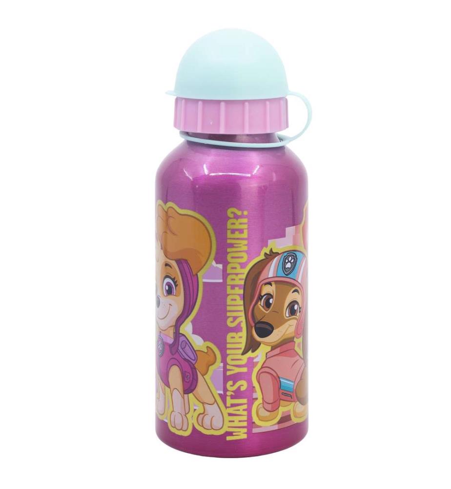 Aluminiumflasche 400 ml Paw Patrol Girl Superpowers