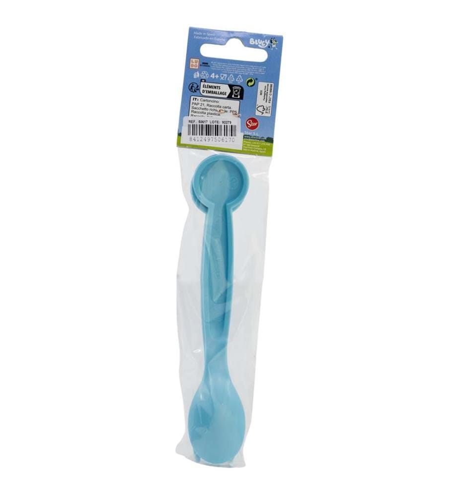 2 Stück Pp Besteck Set in Polybag Blau