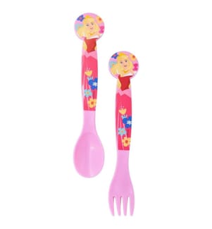 2 Stück Pp Besteck Set in Polybag Prinzessin Beyou Tiful