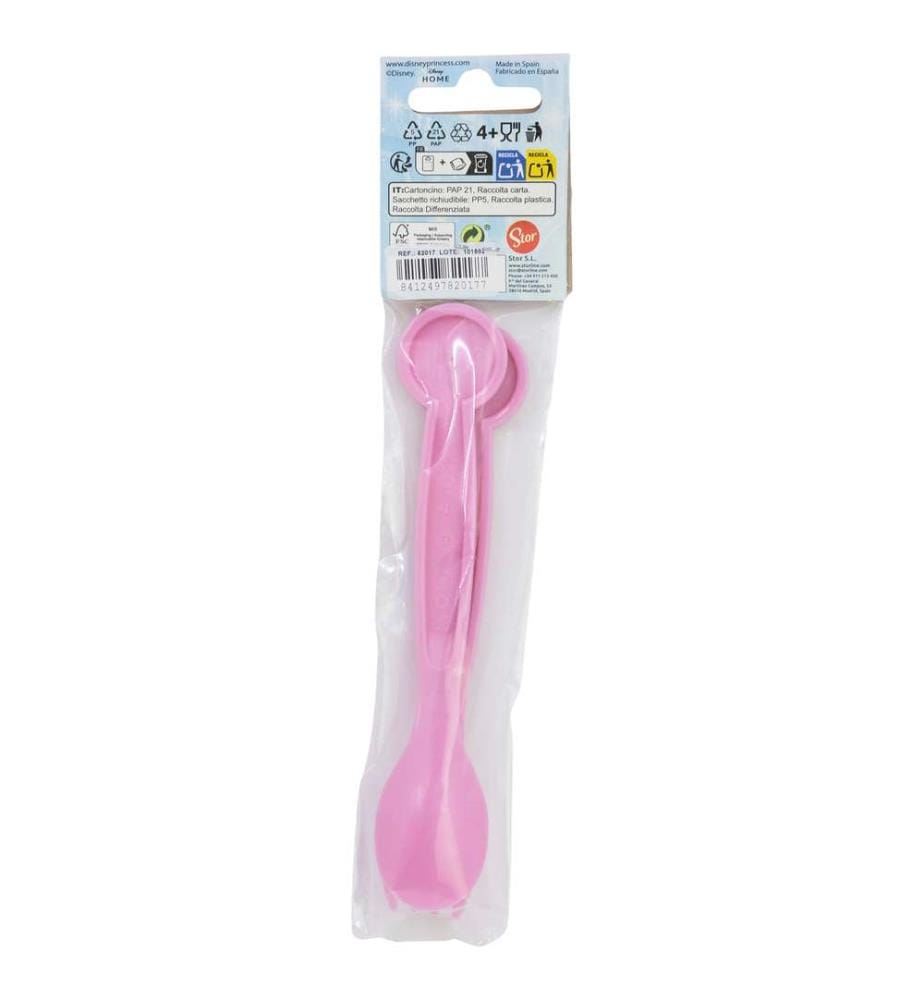 2 Stück Pp Besteck Set in Polybag Prinzessin Beyou Tiful