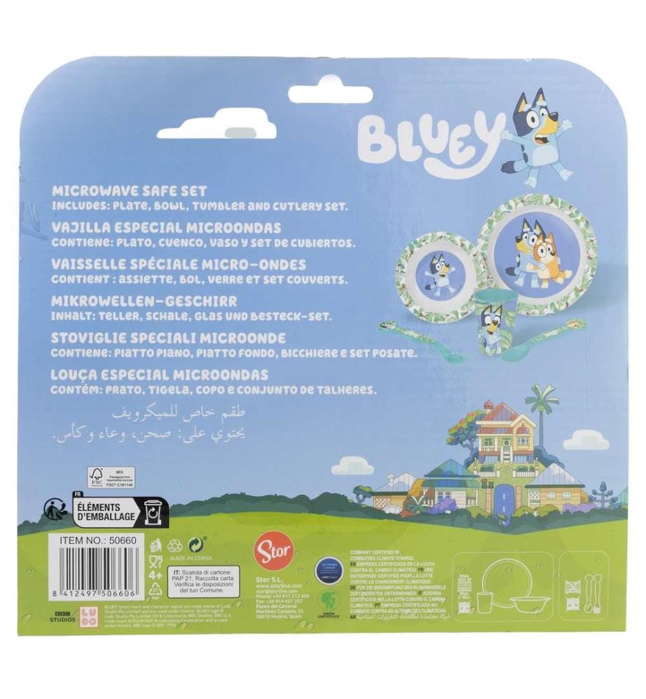 5er Micro Set Bluey