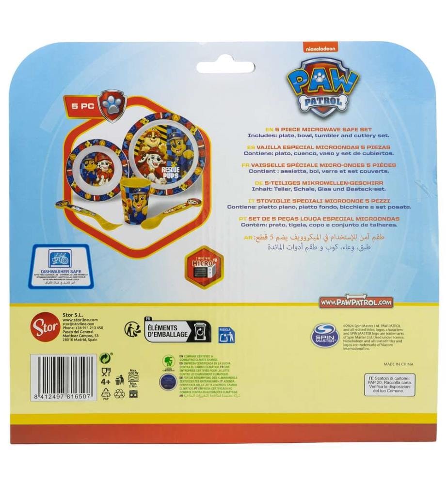 5-tlg. Micro Set Paw Patrol Boy Rescue Pups