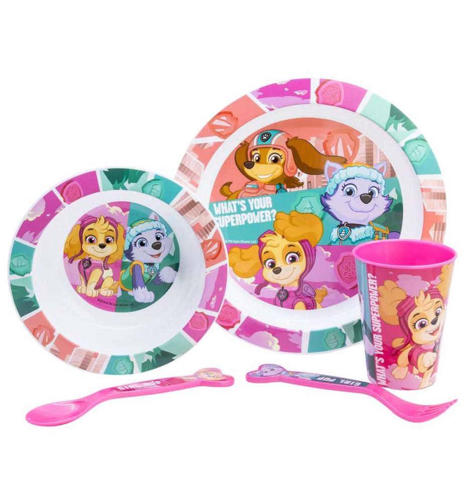 5-tlg. Micro Set Paw Patrol Girl Superpowers