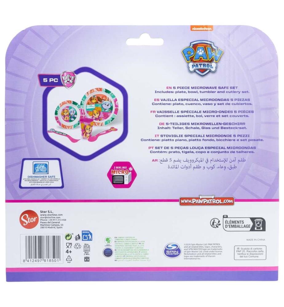 5-tlg. Micro Set Paw Patrol Girl Superpowers