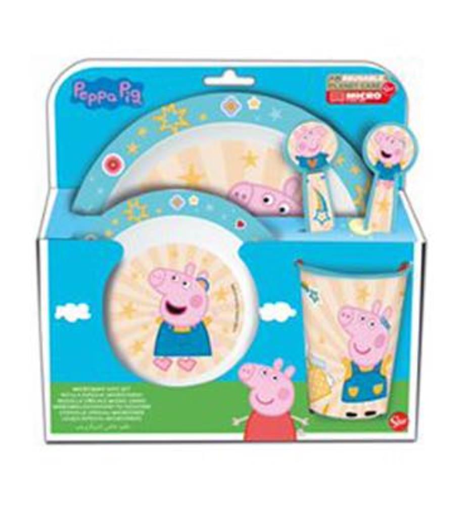 5 Pcs Kids Micro Set Peppa Core 2022
