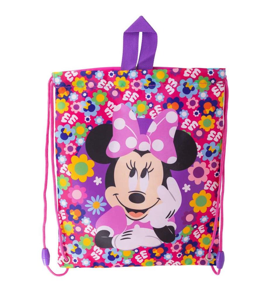 Kordelzug-Lunchbag Minnie Bold Florals
