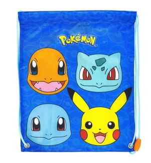 Kordelzug Lunch Bag Pokemon Gesichter