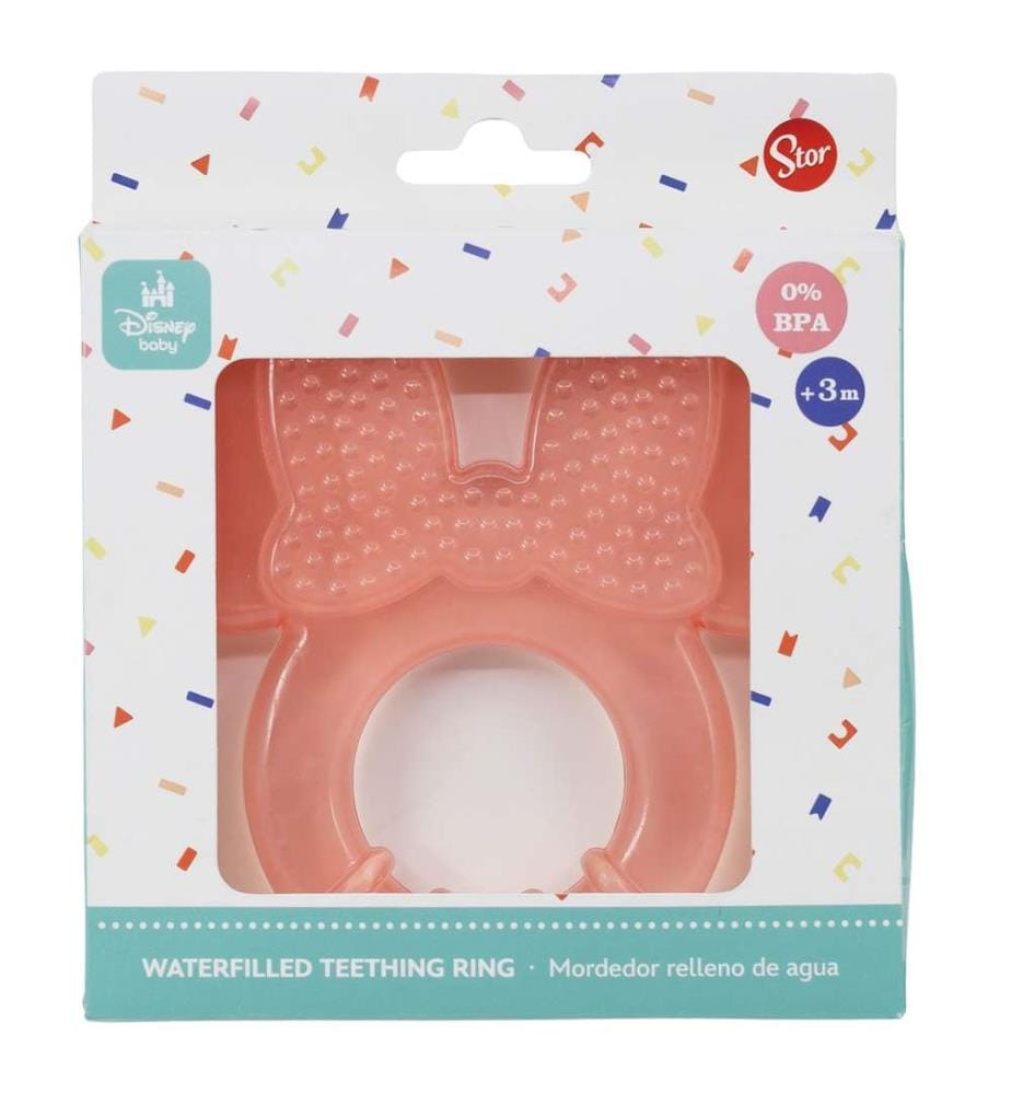Baby geformt Wasser gefüllte Beissring Minnie Mouse Herz voll