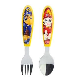 2 Stück elliptisches Metallbesteck Set Paw Patrol Boy Rescue Pups