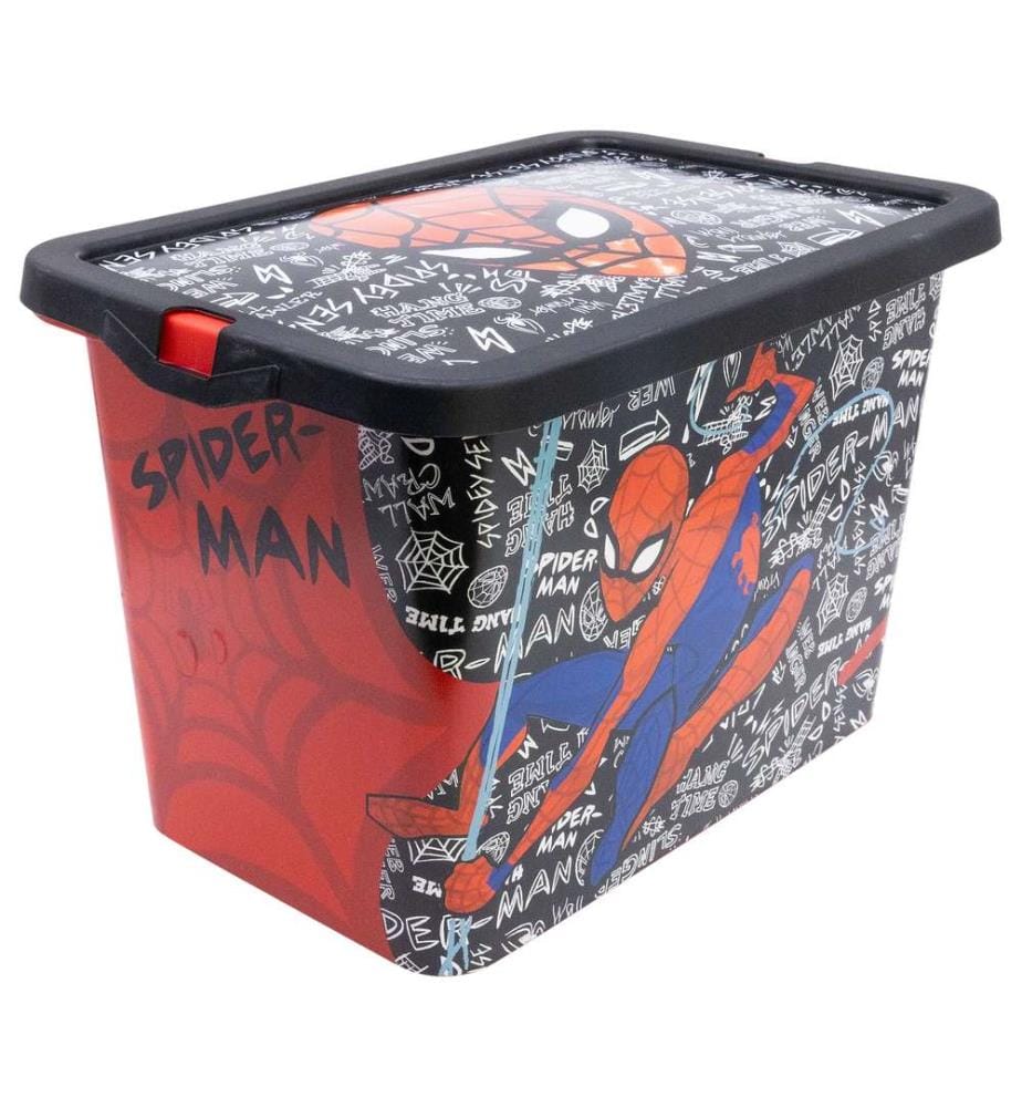 Klick-Stapelbox 7 L Spiderman Urban Web