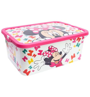 Click Aufbewahrungsbox 13 L Minnie Edgy Bows