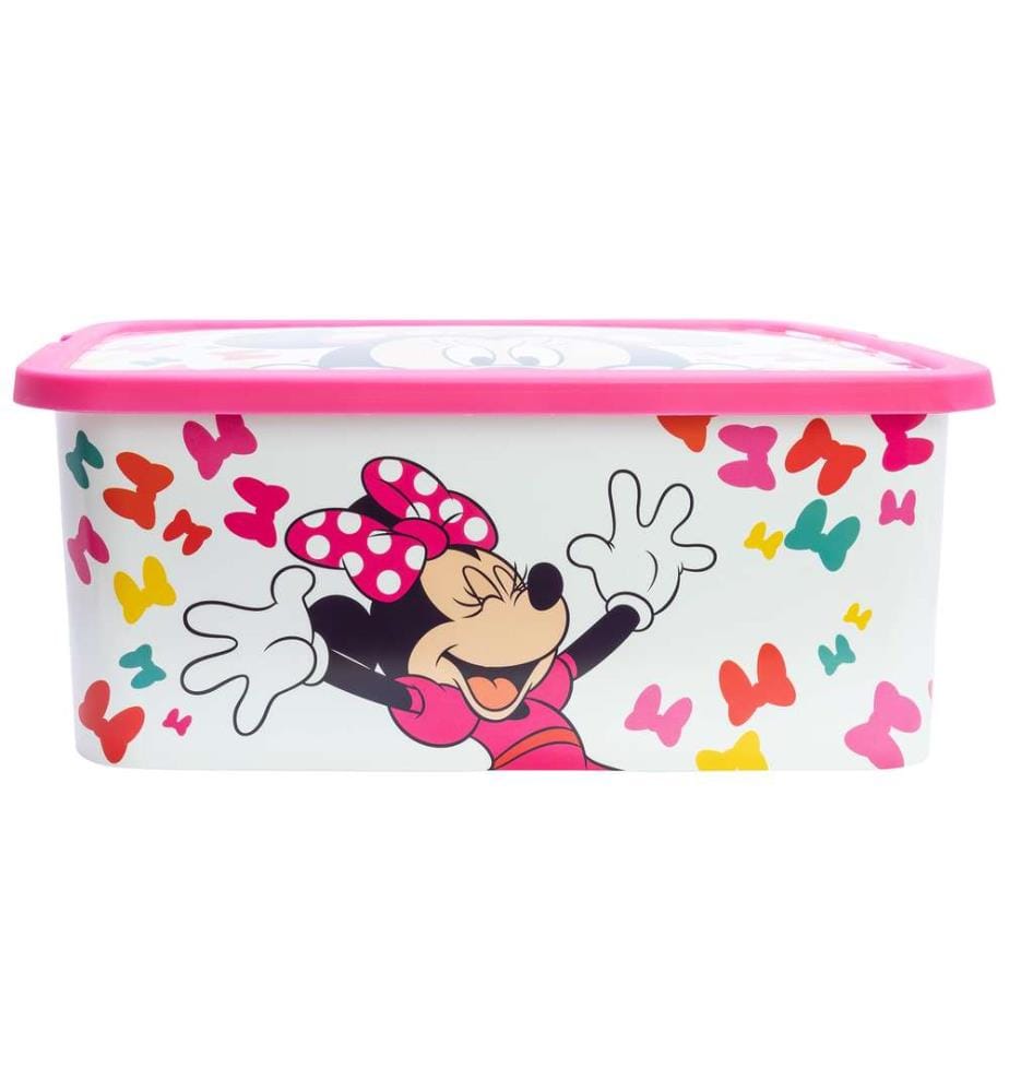 Click Aufbewahrungsbox 13 L Minnie Edgy Bows