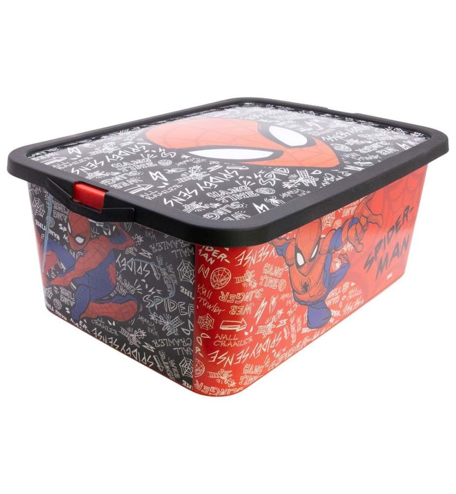 Click Aufbewahrungsbox 13 L Spiderman Urban Web