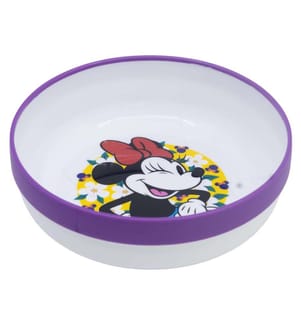 Rutschfeste Bicolor Premium Schüssel Minnie Sunshine