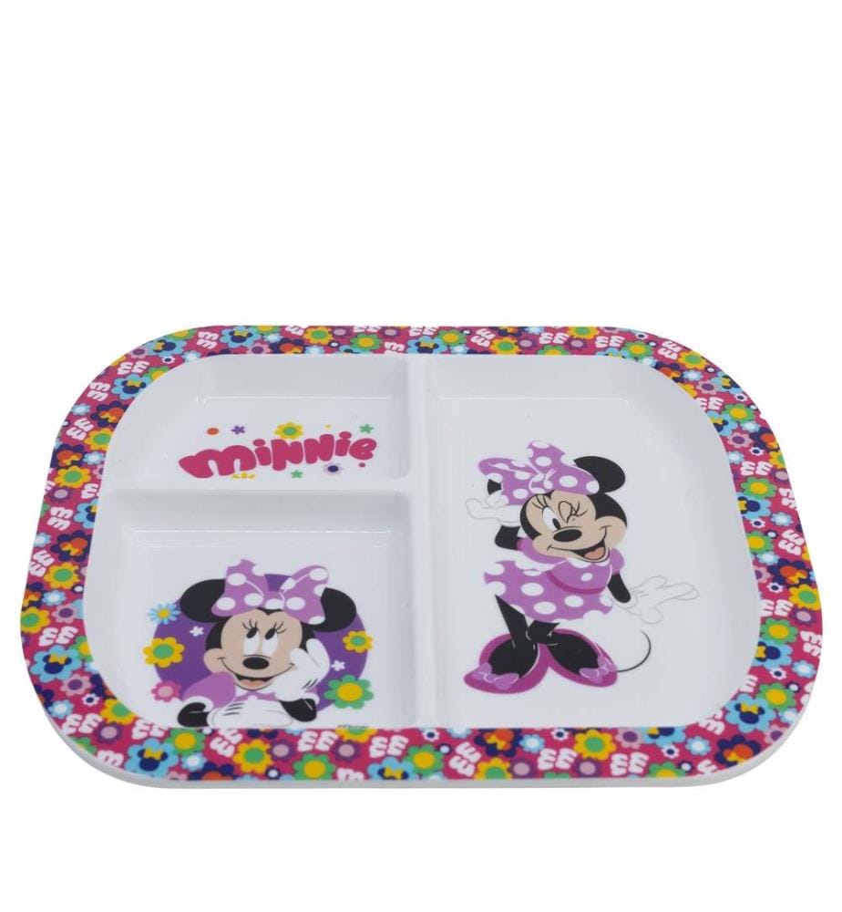 Rechteckiger geteilter Teller St Minnie Bold Florals