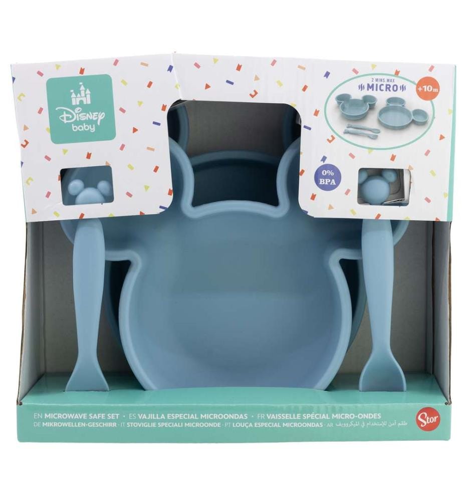 4 pièces Set en forme de personnage dans boîte cadeau Mickey Tout Sourire