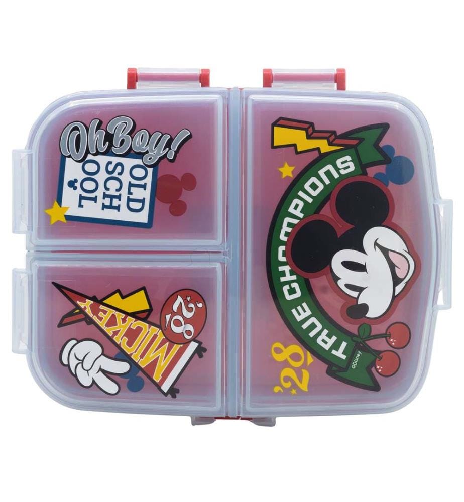 Xl Multi Compartment Rechteckige Sandwich Box Mickey True Champions
