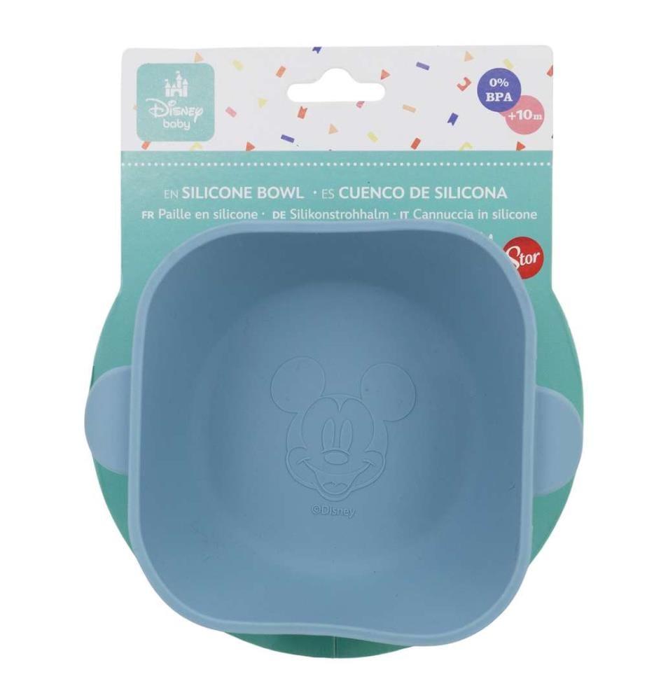 Kleinkind Platz Silikon Schüssel Saugsystem Mickey Mouse