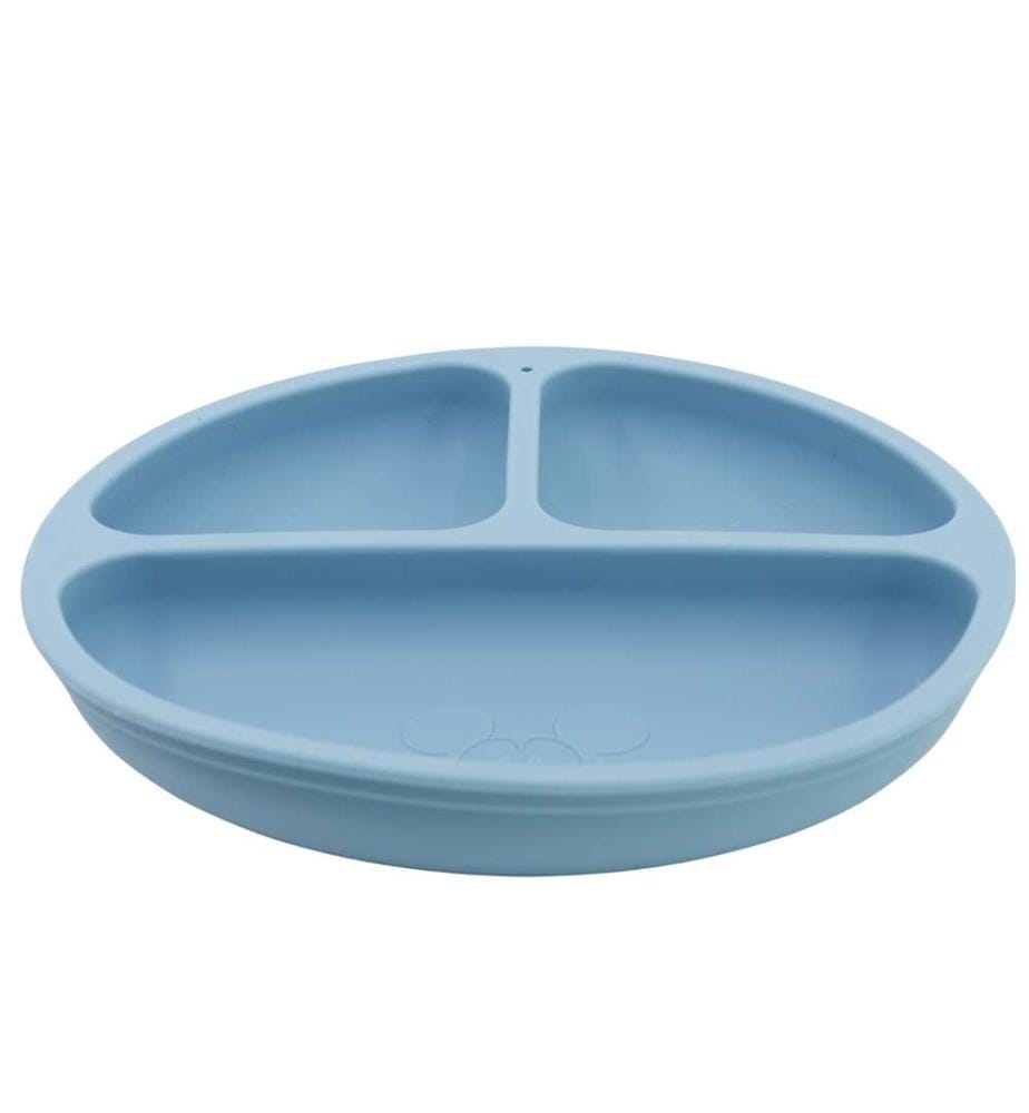 Assiette en silicone divisée pour les tout-petits Mickey Mouse