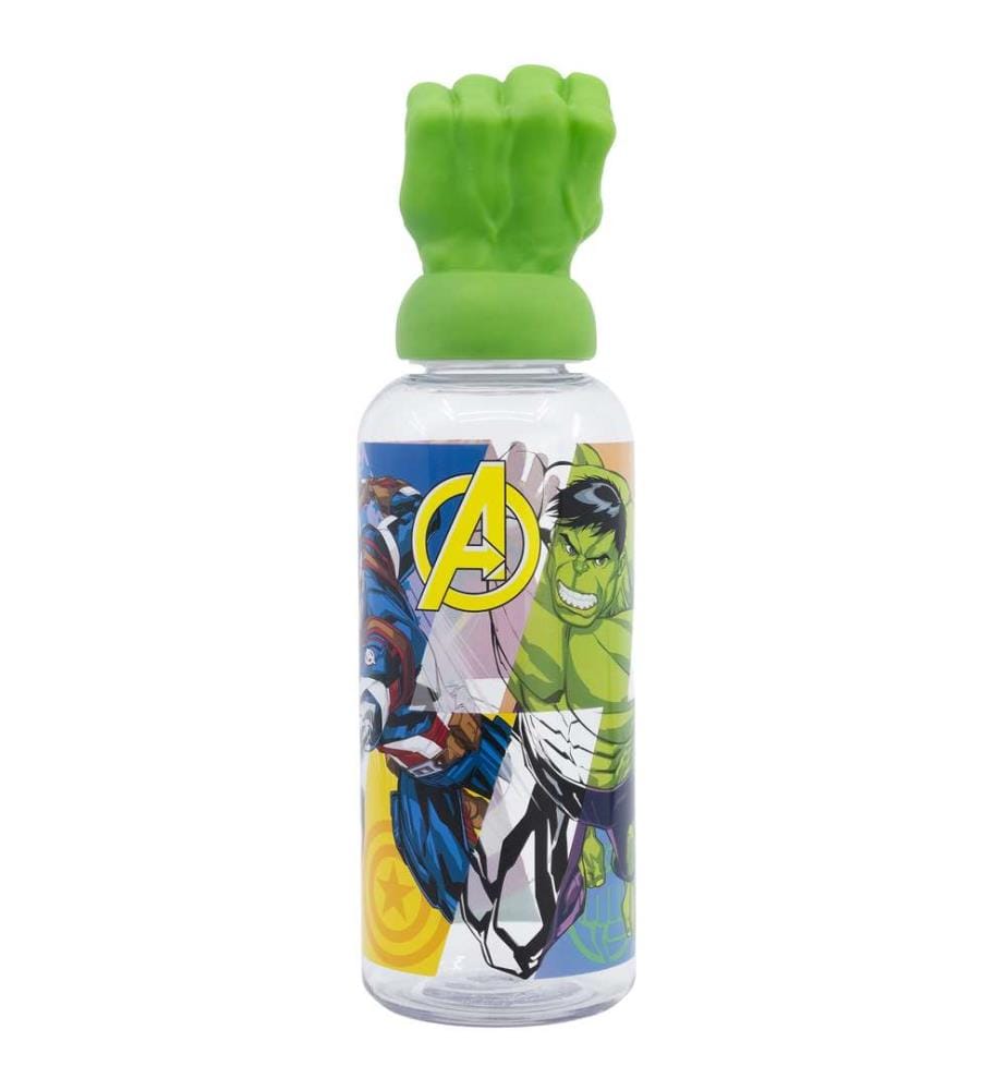 3D Ecozen Figur Flasche 560 ml Avengers Seven Wonders Hulk