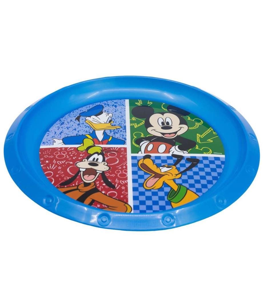 Assiette Pp facile Mickey s'amuse