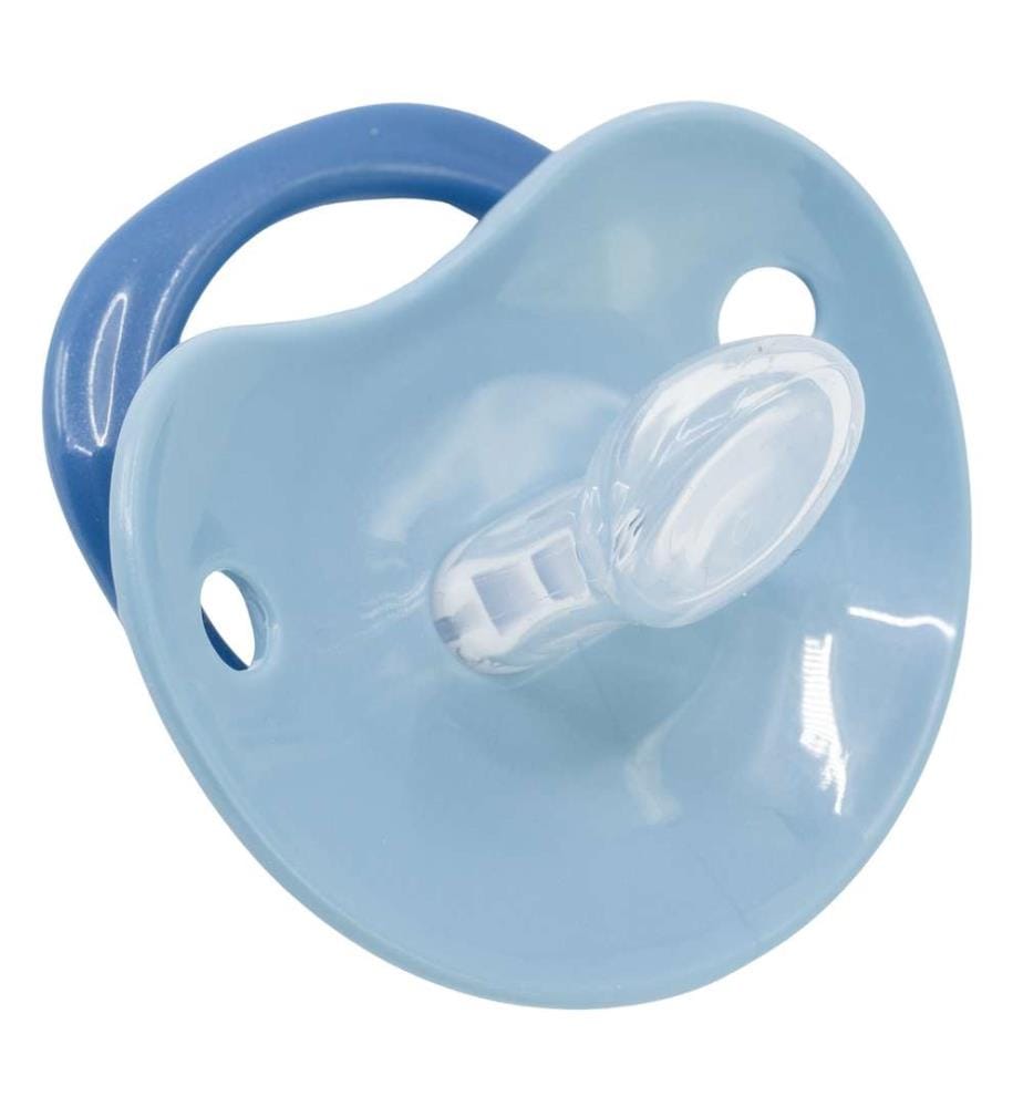 Baby 2 Stück Set kieferorthopädische Schnuller Silikon 0-6 M mit Abdeckung Mickey Mouse Full Of Smiles