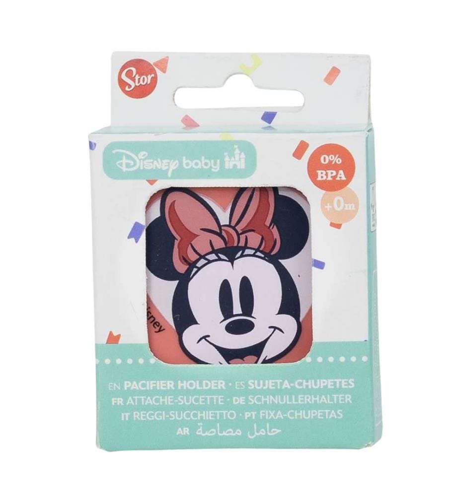 Baby Schnullerhalter Minnie Mouse Herz voll