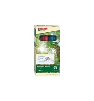 edding Flipchart-Marker 32 EcoLine 4-farbig