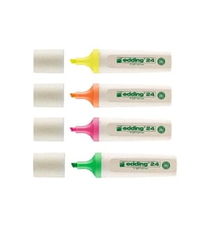 edding Textmarker 24 EcoLine 4 Stück
