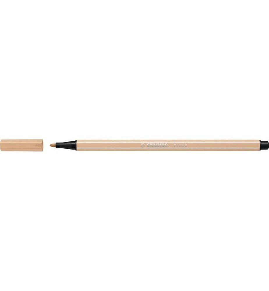 STABILO Pen 68 Fasermaler Premium-Filzstift Beige 1 mm