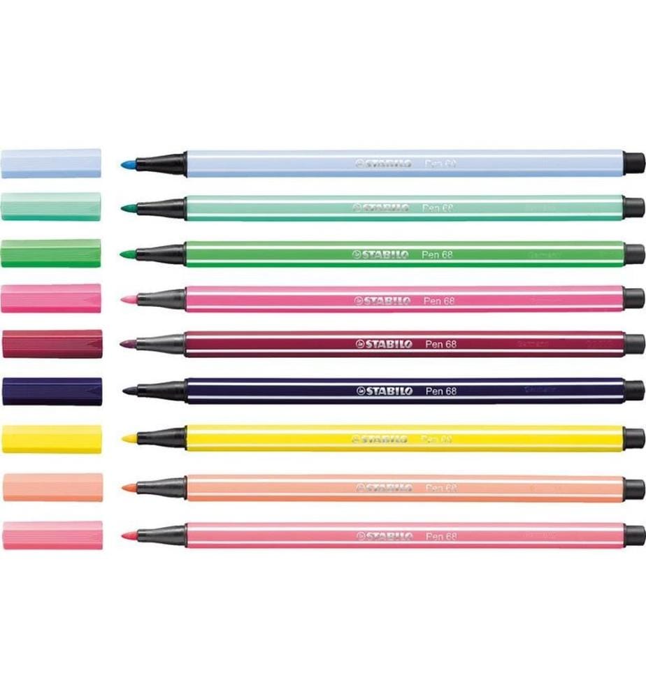 STABILO Pen 68 Fasermaler Premium-Filzstift Beige 1 mm