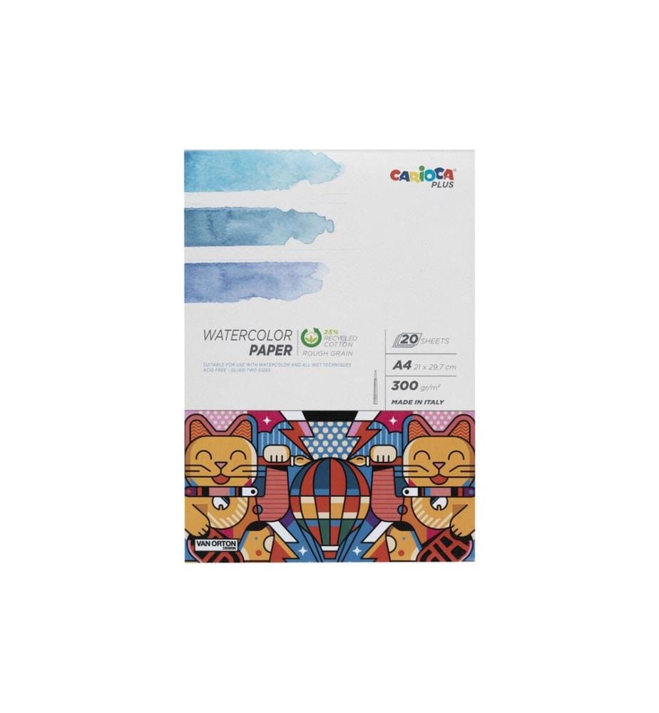 Carioca Bloc de dessin Plus A4 20 feuilles