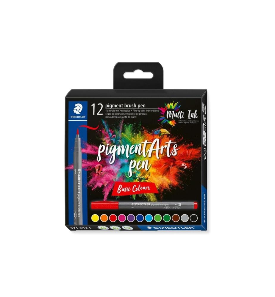 Feutres à pigments Arts Brush Pen Basic Colours Staedtler