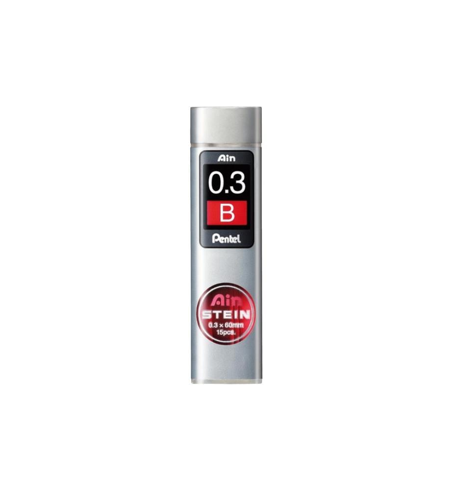 Mina de crayon pentel Ain Stein B, 0.3 mm