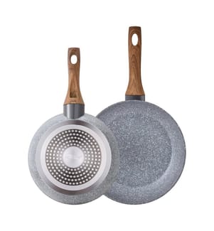 2er-Set Bratpfannen Ø 22 und Ø 26 cm aus geschmiedetem Aluminium, induktionsgeeignet, Kollektion Daimiel","detected_source_language":"FR