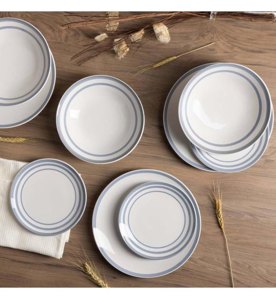 3er-Set Dessertteller, Ø 19 cm, mit blauer Bordüre, NOIA San Ignacio","detected_source_language":"FR