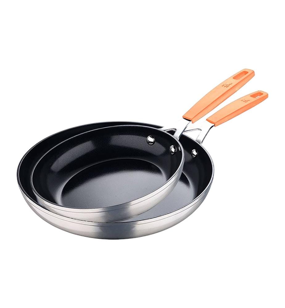 2er-Set Bratpfannen aus geschmiedetem Aluminium, Ø 16 und Ø 28 cm, für Induktionsherde, COMPACT von San Ignacio","detected_source_language":"FR