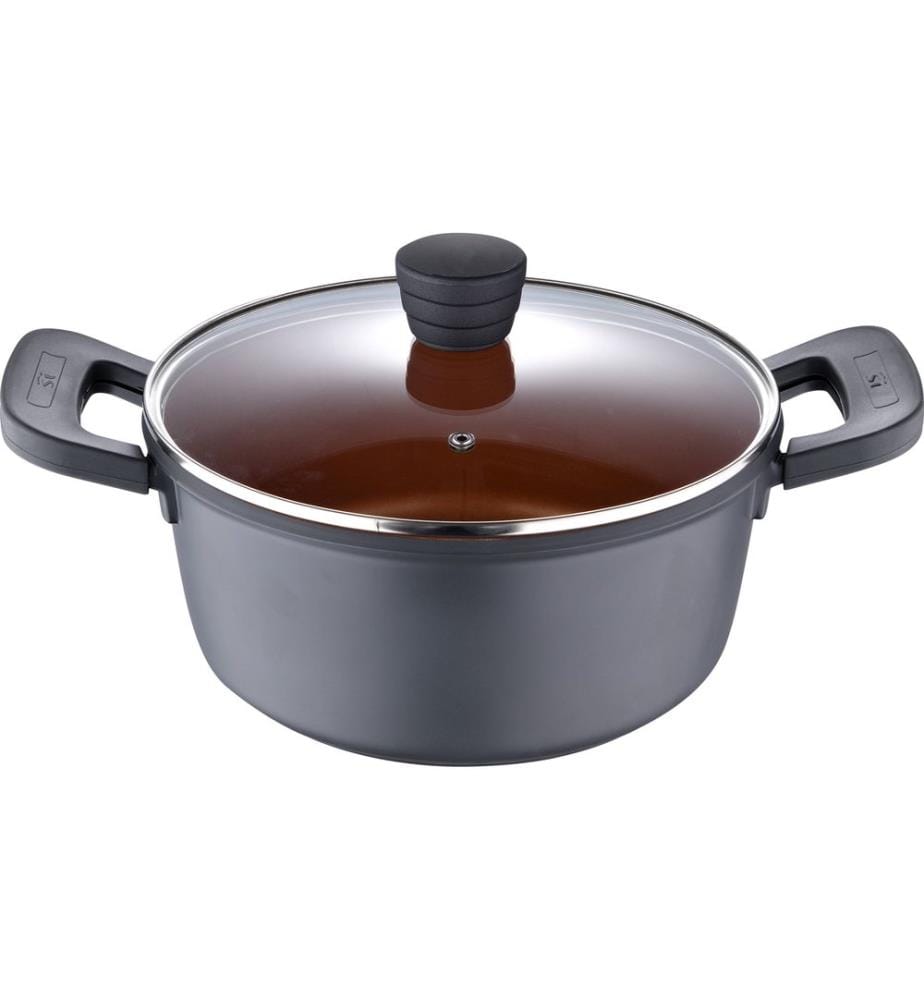 24 x 11.5 cm saucepan with lid, San Ignacio Bronze cast aluminium, induction-compatible","detected_source_language":"FR