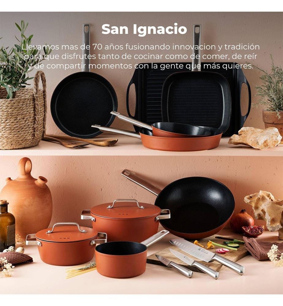 San Ignacio AGROS Saucepan Ø16x7.5cm 1.3L forged aluminium","detected_source_language":"FR