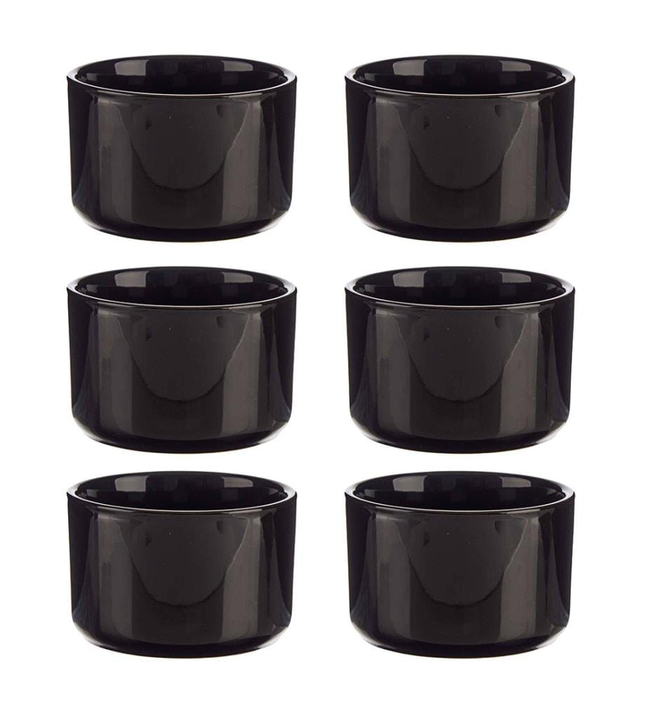 Ensemble de 6 bols ronds en porcelaine 350 ml, collection VESSIA