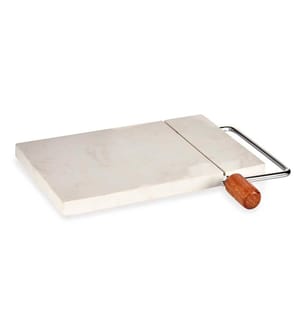 Käse-Schneidebrett aus weissem Marmor, Kollektion KINVARA","detected_source_language":"FR