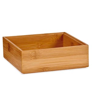 Stapelbarer Organizer aus Bambus, 15 x 15 cm, Kollektion KINVARA","detected_source_language":"FR