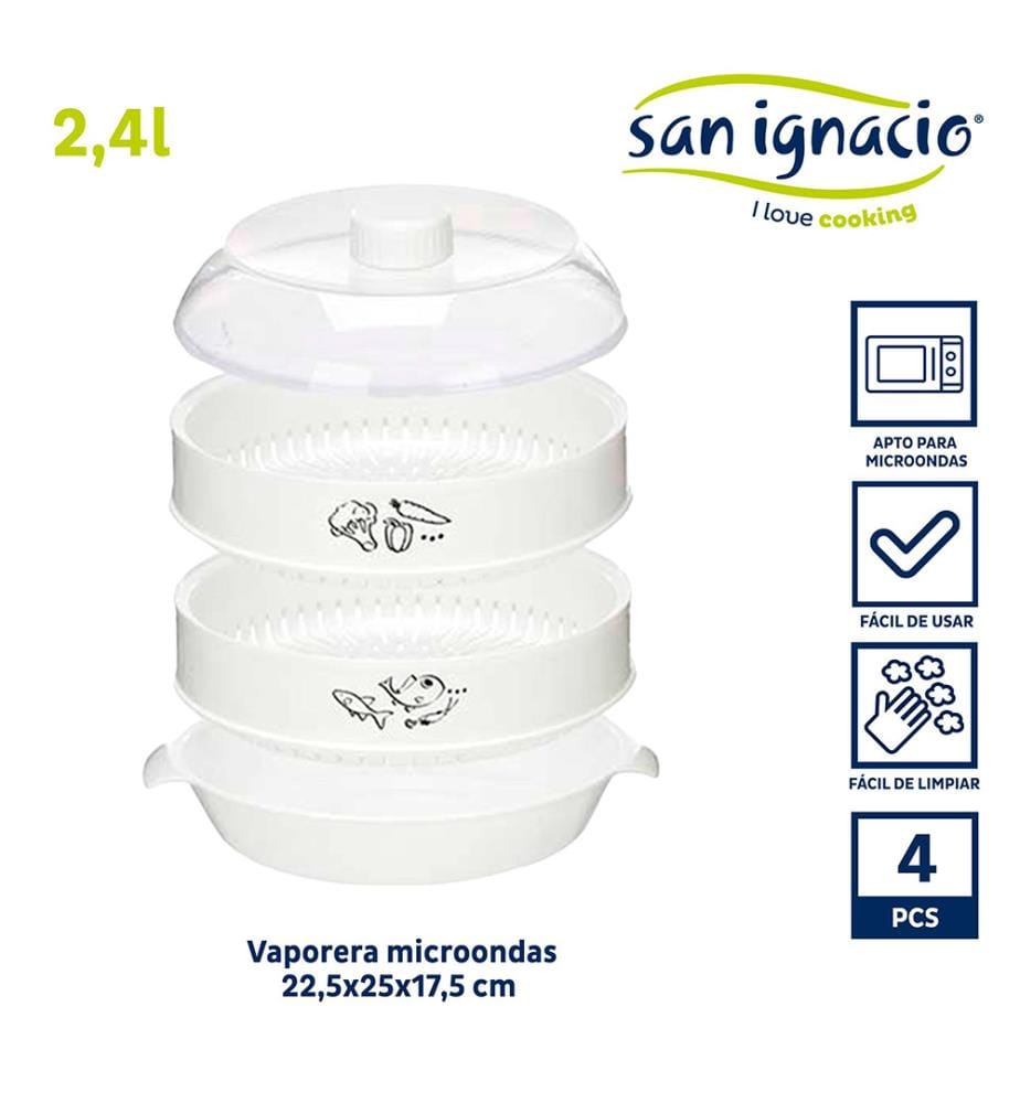 Cuiseur vapeur micro-ondes 2,4 L de la collection KINVARA
