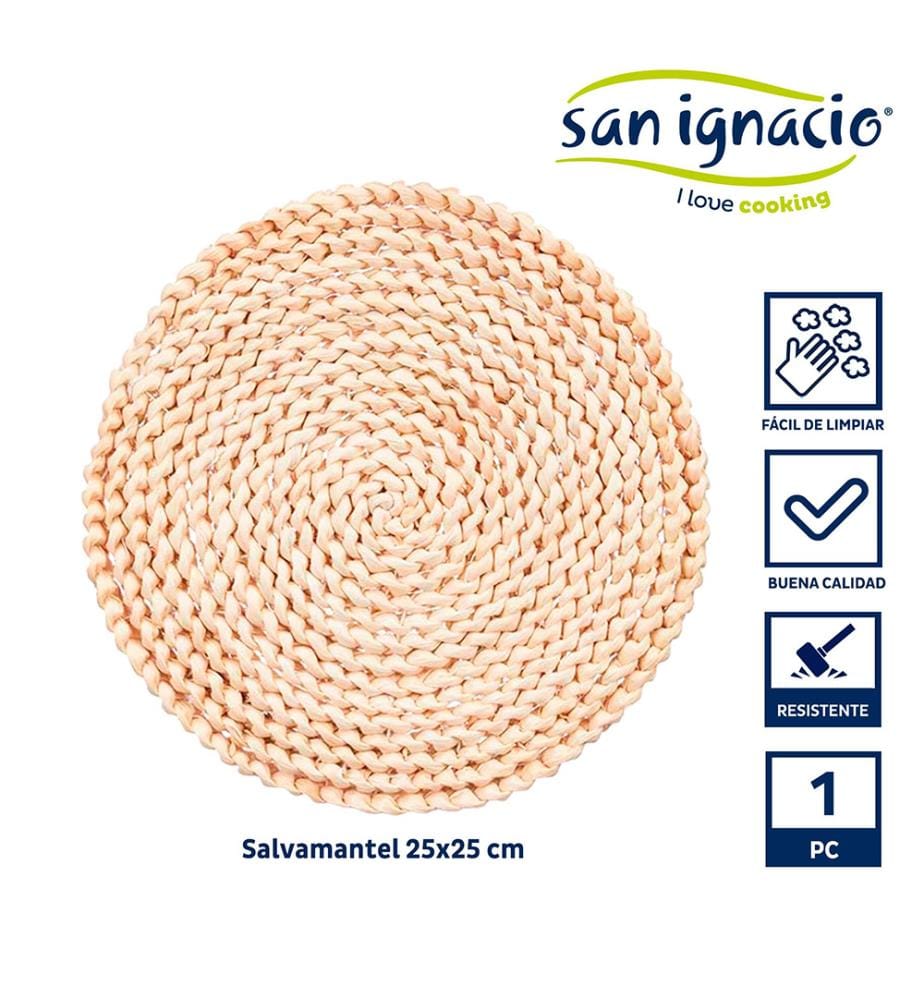 Transparentes Tischset, Durchmesser 25 cm, Kollektion KINVARA","detected_source_language":"FR