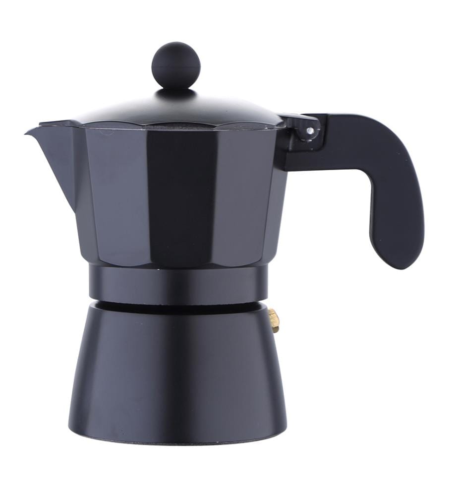 Kaffeemaschine „Florence Black 3T“ aus Aluminium","detected_source_language":"FR